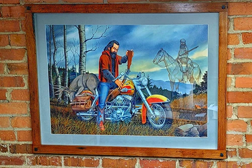custom frames made from hardwood and reclaimed lumber